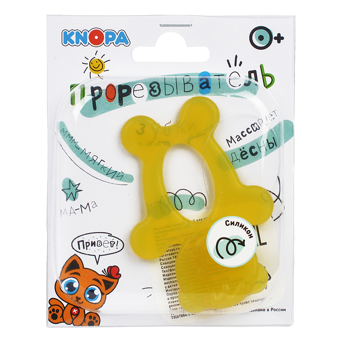 Фото к товару Массажер силиконовый для десен (прорезыватель зубной) "Мишка" Массажер силиконовый для десен (прорезыватель зубной) "Мишка"