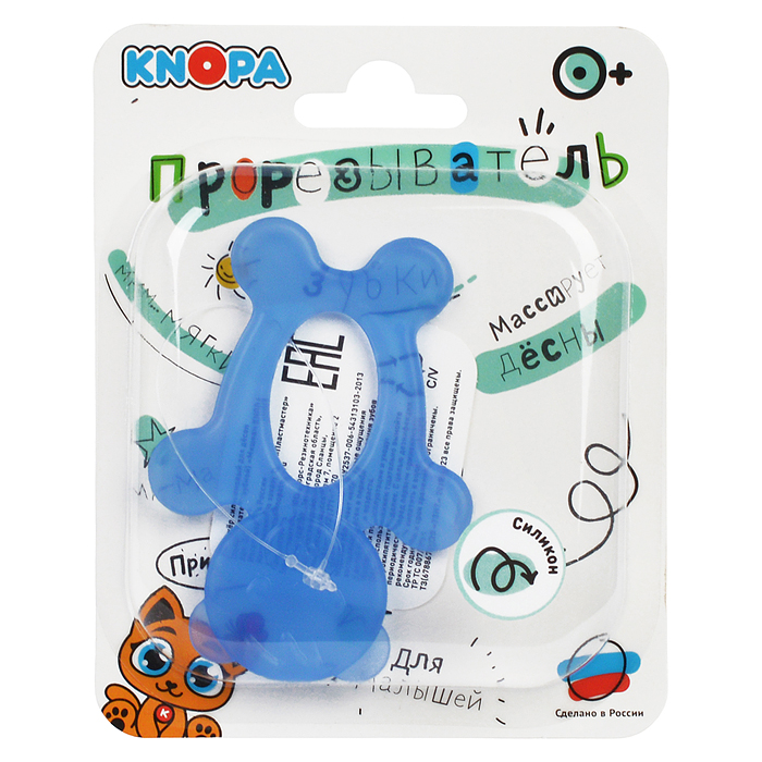 Фото к товару Массажер силиконовый для десен (прорезыватель зубной) "Мишка" Массажер силиконовый для десен (прорезыватель зубной) "Мишка"