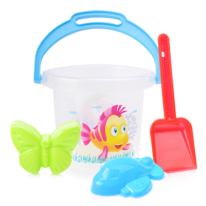 Песочный набор № 132 (ведро 1,4 л термо, 2 формочки, совок 21 см) Песочный набор № 132 (ведро 1,4 л термо, 2 формочки, совок 21 см)