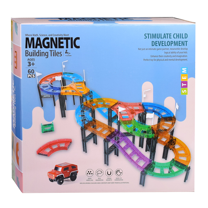 Фото к товару Конструктор- Автотрек G003 (60 дет.) в коробке Конструктор- Автотрек G003 (60 дет.) в коробке