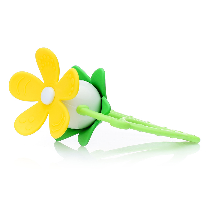 Фото к товару Погремушка-прорезыватель "Цветочки" Погремушка-прорезыватель "Цветочки"