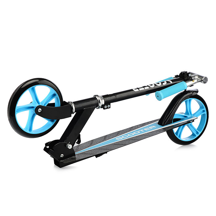 Фото к товару Самокат U035608Y 2-х кол., синий, PU/ 200 мм, ABEC 7, в коробке Самокат U035608Y 2-х кол., синий, PU/ 200 мм, ABEC 7, в коробке