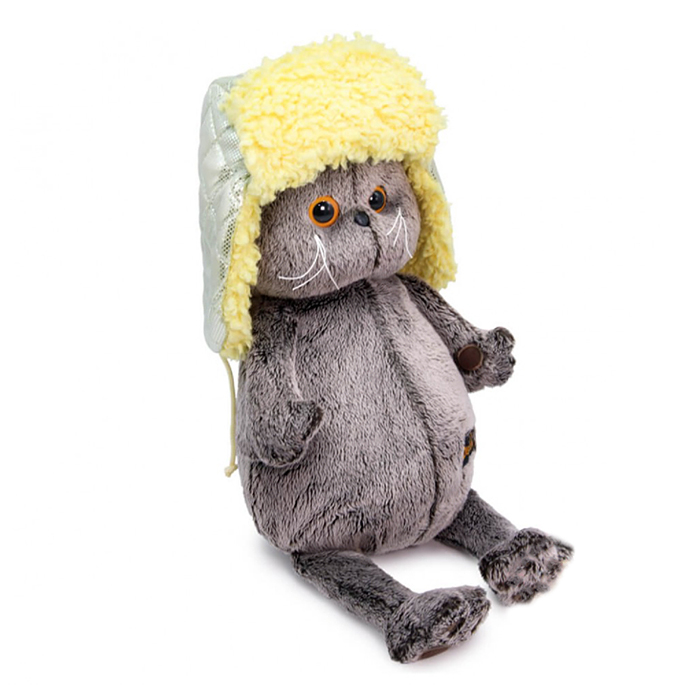 Фото к товару Кот Басик в стеганой шпаке-ушанке Кот Басик в стеганой шпаке-ушанке