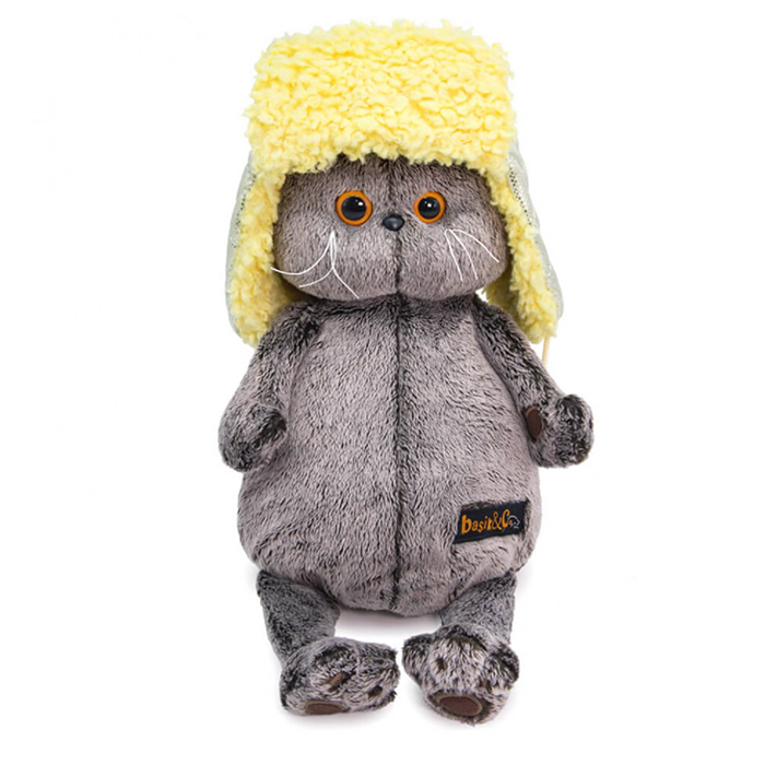 Фото к товару Кот Басик в стеганой шпаке-ушанке Кот Басик в стеганой шпаке-ушанке