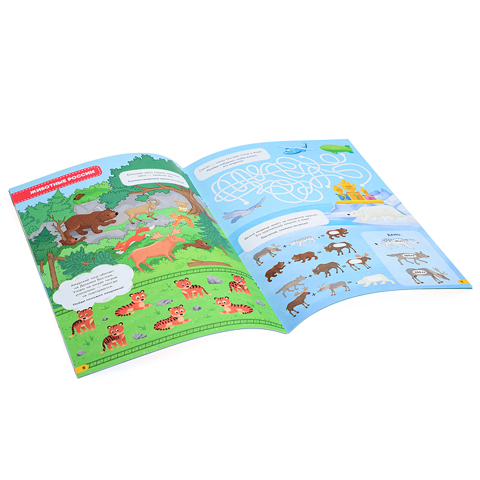 Книжка с заданиями. Активити. Россия. 