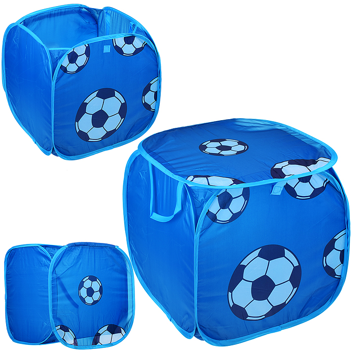 Корзина для игрушек 00-0082 "Футбол" 45*45*45см. Корзина для игрушек 00-0082 "Футбол" 45*45*45см.