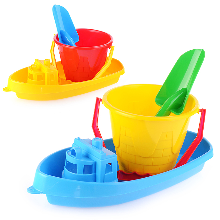 Песочный набор "Кораблик №2" в сетке 40*20*18см Песочный набор "Кораблик №2" в сетке 40*20*18см