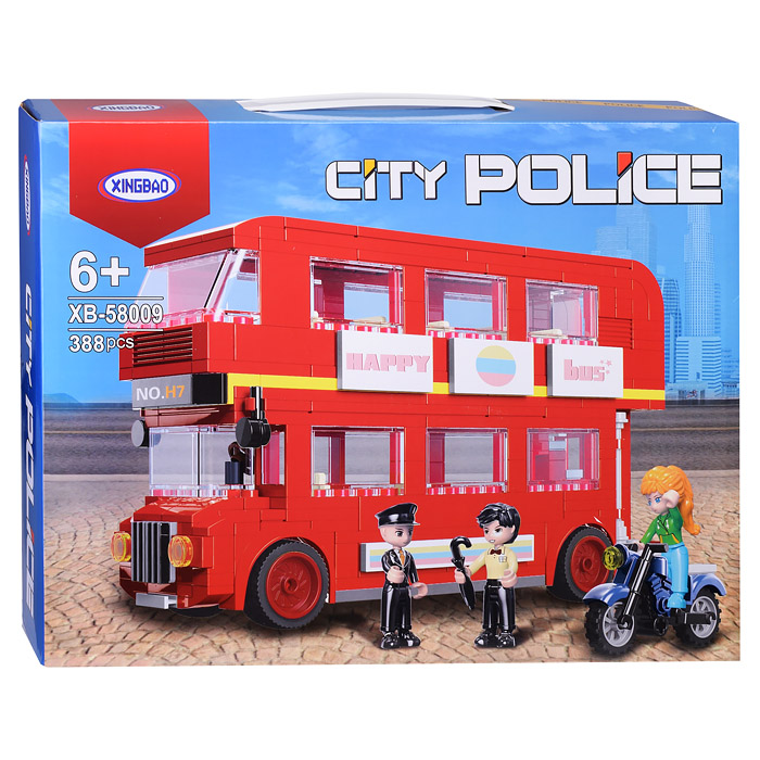 Конструктор XB-58009 (388 дет.) в коробке Конструктор XB-58009 (388 дет.) в коробке