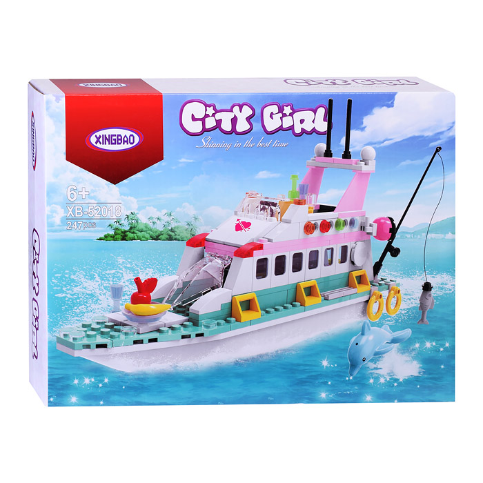 Конструктор XB-52018 (247 дет.) в коробке Конструктор XB-52018 (247 дет.) в коробке