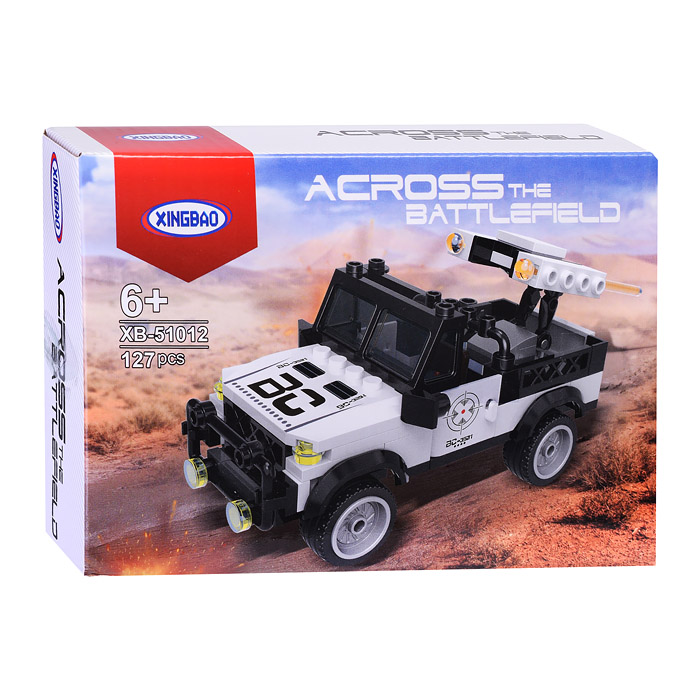 Конструктор XB-51012 (127 дет.) в коробке Конструктор XB-51012 (127 дет.) в коробке