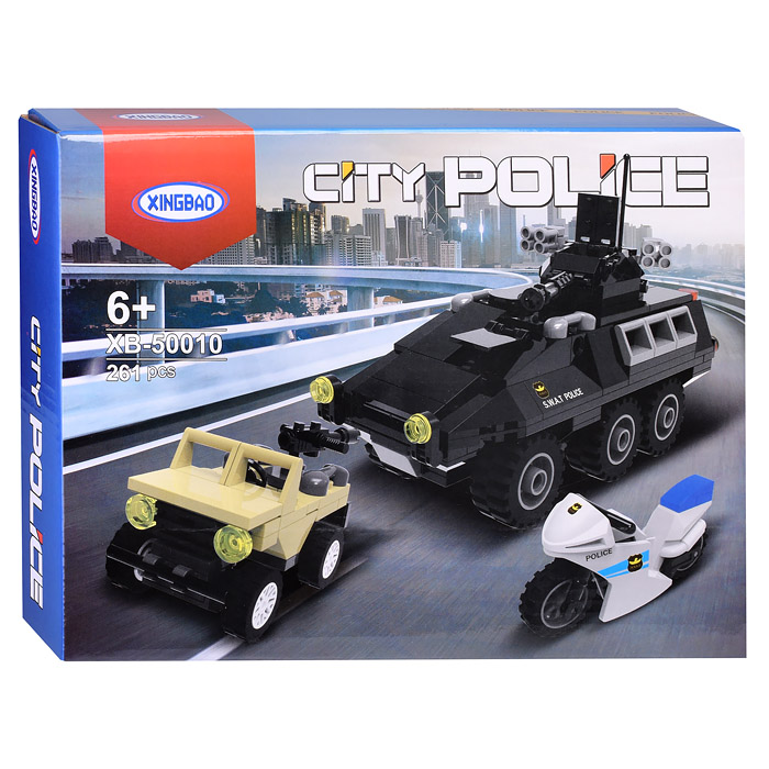 Конструктор XB-50010 (261 дет.) в коробке Конструктор XB-50010 (261 дет.) в коробке