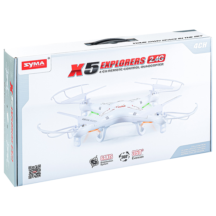Фото к товару Квадрокоптер X5 "Explorers" р/у в коробке Квадрокоптер X5 "Explorers" р/у в коробке