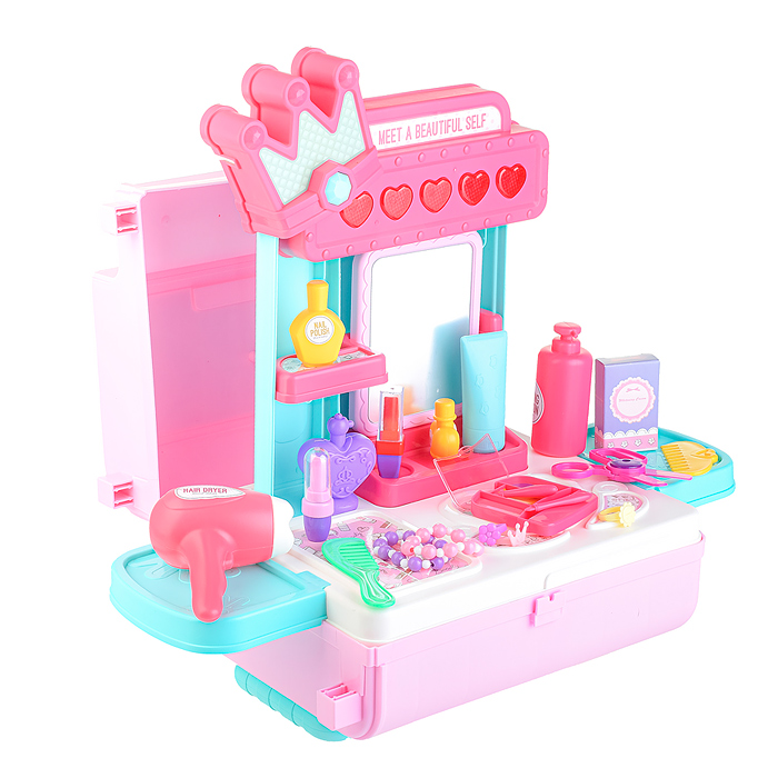 Фото к товару Игровой набор 8254P "Стилист" в чемодане Игровой набор 8254P "Стилист" в чемодане