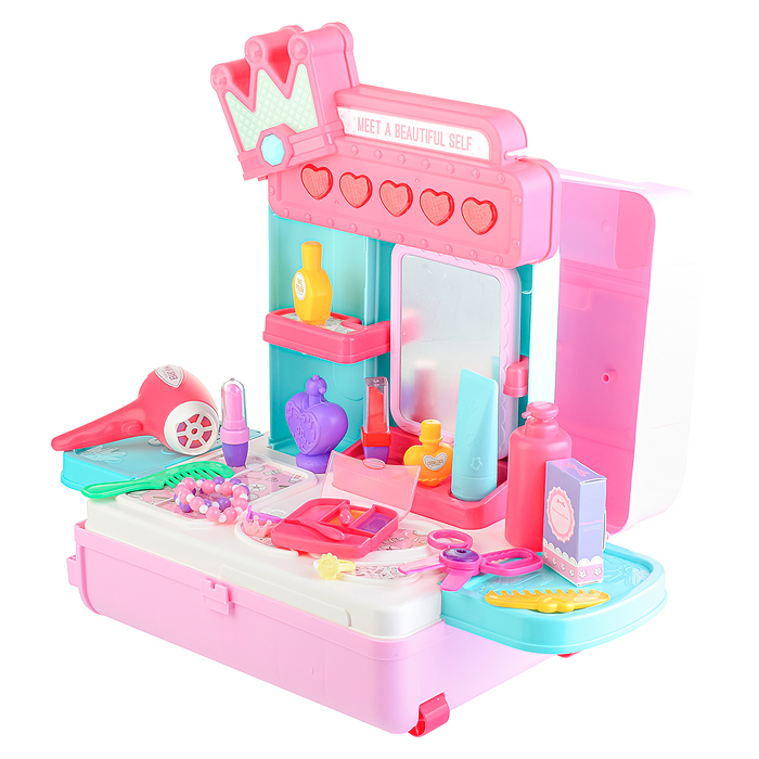 Фото к товару Игровой набор 8254P "Стилист" в чемодане Игровой набор 8254P "Стилист" в чемодане