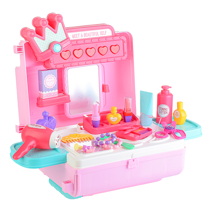 Фото к товару Игровой набор 8254P "Стилист" в чемодане Игровой набор 8254P "Стилист" в чемодане