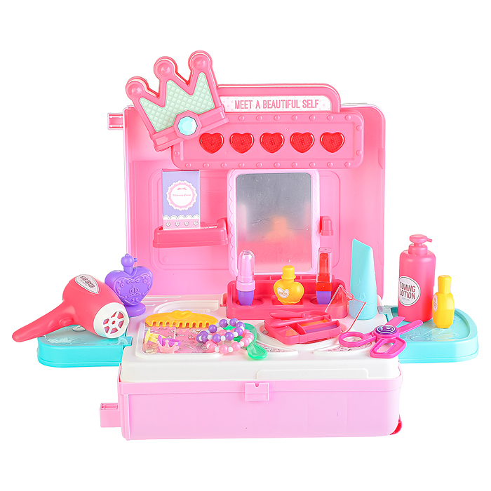 Фото к товару Игровой набор 8254P "Стилист" в чемодане Игровой набор 8254P "Стилист" в чемодане