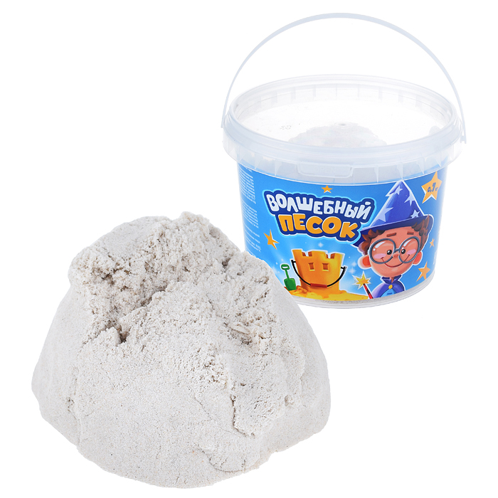 Кинетический песок "Волшебный песок" 700 гр., ведерко, песочный 