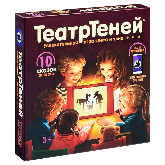 Фото к товару Игра настольная ТеатрТеней. Театр на столе Игра настольная ТеатрТеней. Театр на столе