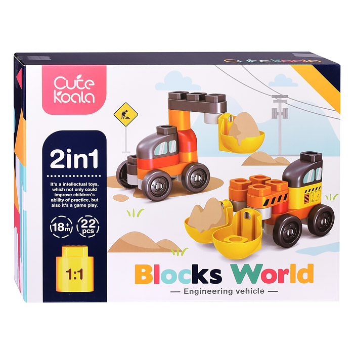 Конструктор 2405 "Стройка" (22 дет.) в коробке Конструктор 2405 "Стройка" (22 дет.) в коробке