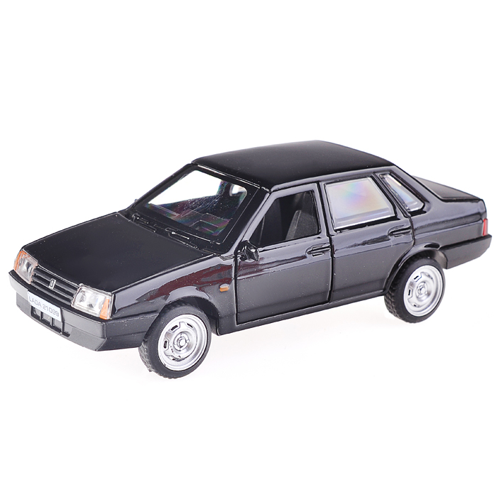 Фото к товару Машина металл Lada-21099 "Спутник" 12 см, (двери, багаж, черный) инерц, в коробке Машина металл Lada-21099 "Спутник" 12 см, (двери, багаж, черный) инерц, в коробке