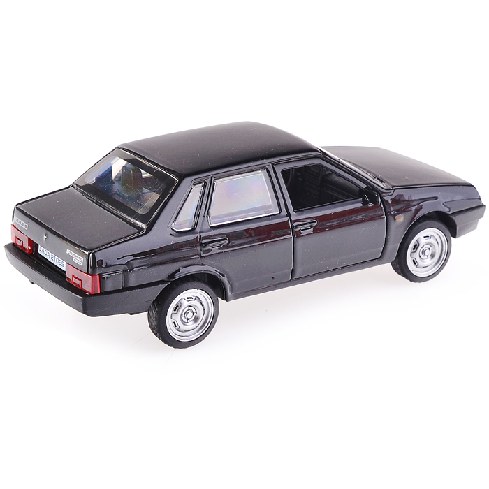 Фото к товару Машина металл Lada-21099 "Спутник" 12 см, (двери, багаж, черный) инерц, в коробке Машина металл Lada-21099 "Спутник" 12 см, (двери, багаж, черный) инерц, в коробке