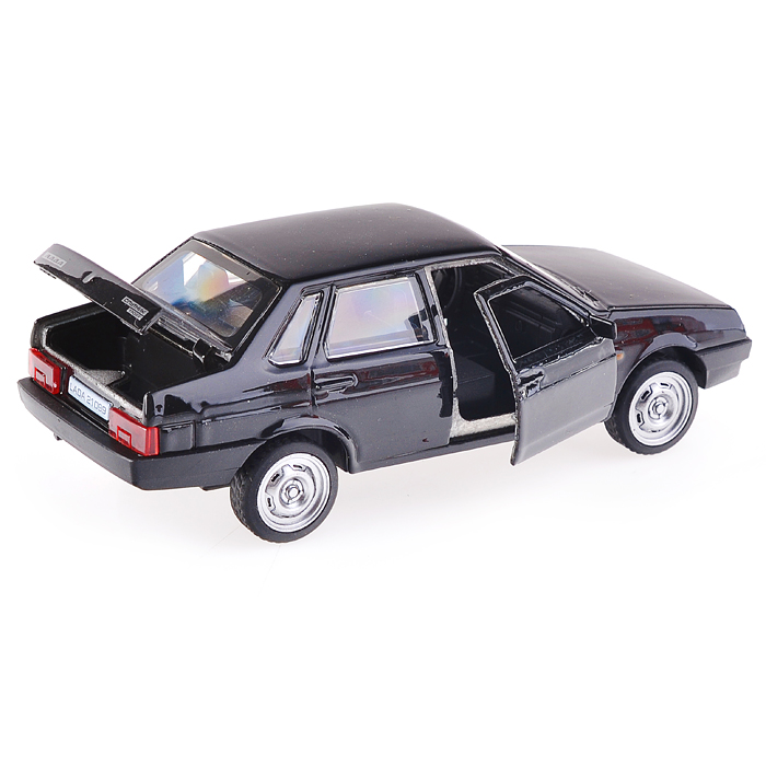 Фото к товару Машина металл Lada-21099 "Спутник" 12 см, (двери, багаж, черный) инерц, в коробке Машина металл Lada-21099 "Спутник" 12 см, (двери, багаж, черный) инерц, в коробке