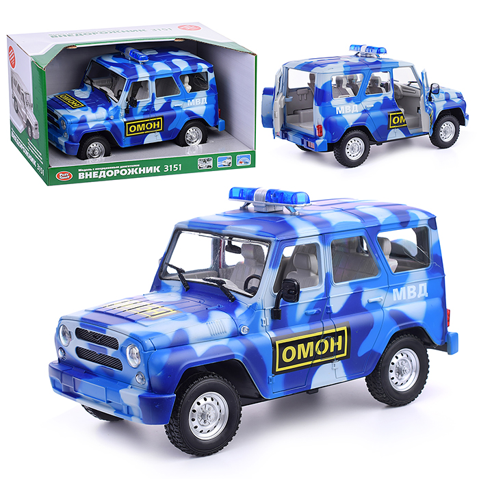 Машина 9122-C "Внедорожник. ОМОН" в коробке Машина 9122-C "Внедорожник. ОМОН" в коробке