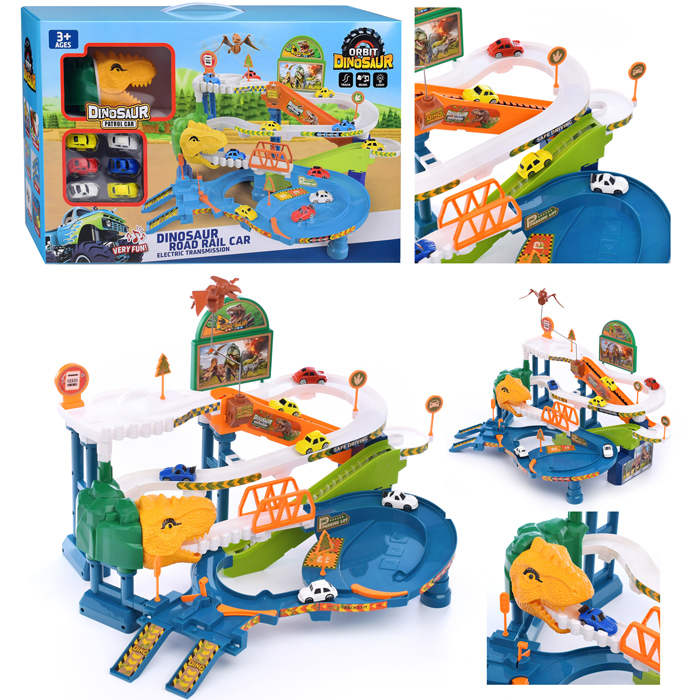 Автотрек XZ-693 на батарейках, в коробке Автотрек XZ-693 на батарейках, в коробке