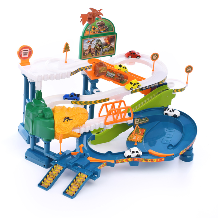 Автотрек XZ-693 на батарейках, в коробке