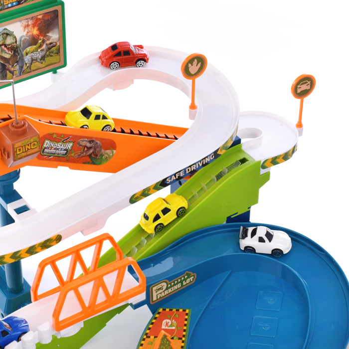 Автотрек XZ-693 на батарейках, в коробке