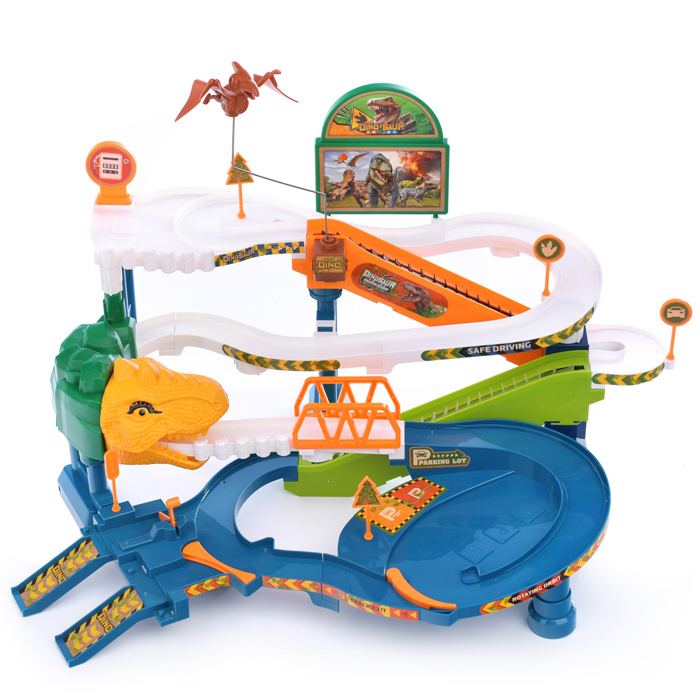 Автотрек XZ-693 на батарейках, в коробке