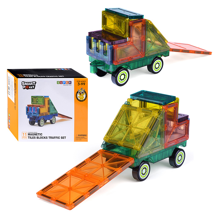 Конструктор магнитный S-C009 "Машинка" (11 дет.) в коробке Конструктор магнитный S-C009 "Машинка" (11 дет.) в коробке