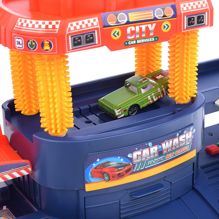 Фото к товару Парковка-Автомойка 660-S16 "Дорожные знаки" в коробке Парковка-Автомойка 660-S16 "Дорожные знаки" в коробке