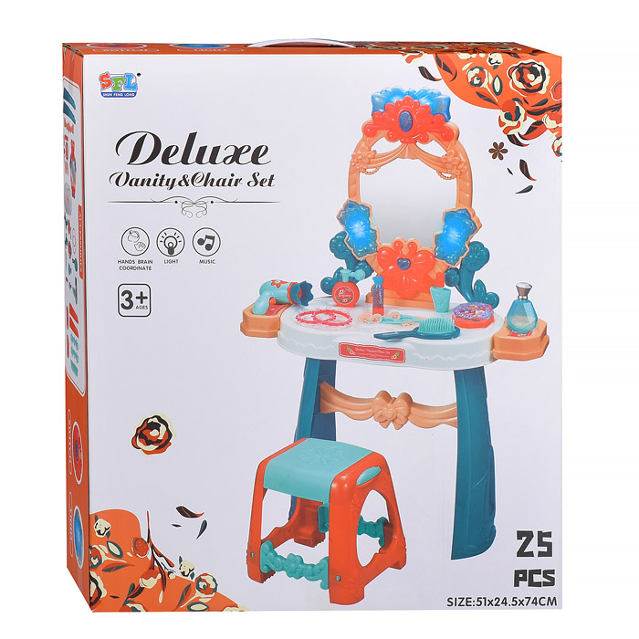 Фото к товару Игровой набор стилиста 16842 "Модная девчонка" на батарейках, в коробке Игровой набор стилиста 16842 "Модная девчонка" на батарейках, в коробке