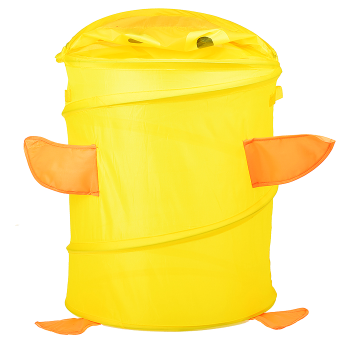 Фото к товару Корзина для игрушек 00-0057 "Утенок" желтый, 38*45см. Корзина для игрушек 00-0057 "Утенок" желтый, 38*45см.