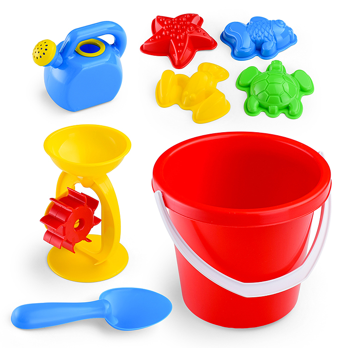 Фото к товару Набор для песка L18см (формочки 4шт) Набор для песка L18см (формочки 4шт)