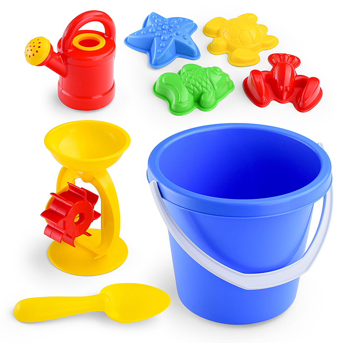 Фото к товару Набор для песка L18см (формочки 4шт) Набор для песка L18см (формочки 4шт)