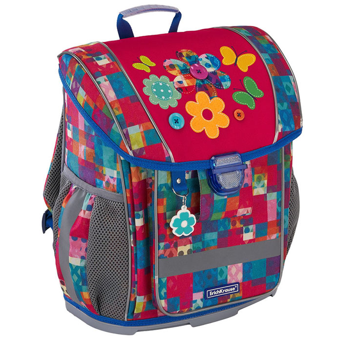 Ранец с пластиковым дном ErgoLine® 16L Patchwork Ранец с пластиковым дном ErgoLine® 16L Patchwork