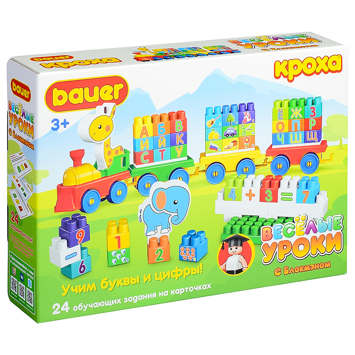 Конструктор 894 Весёлые уроки "Учим цифры и буквы" Конструктор 894 Весёлые уроки "Учим цифры и буквы"