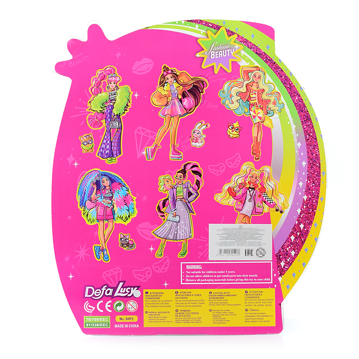 Кукла 8492 "Красотка" на листе