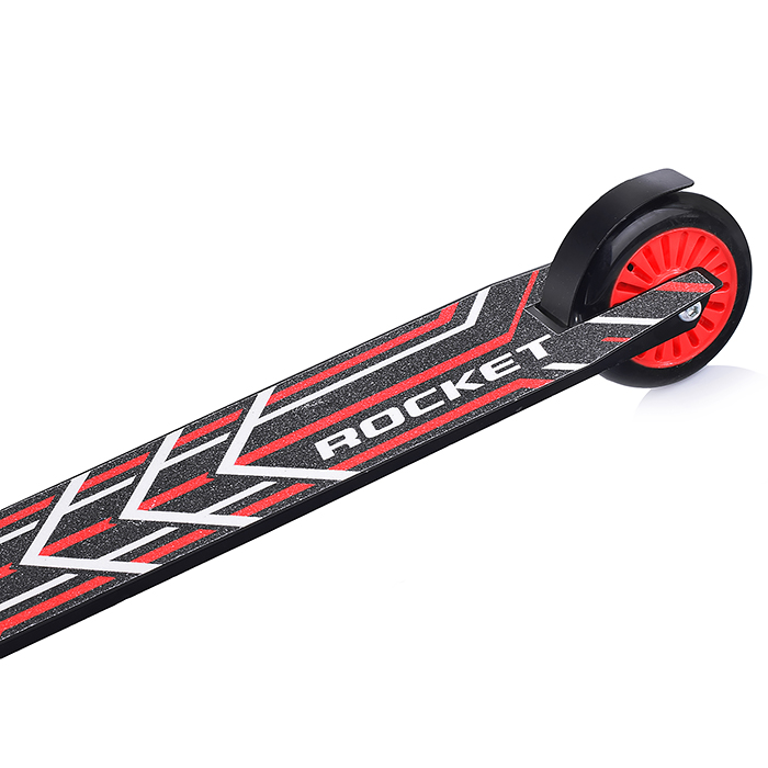 Фото к товару Самокат трюковый ROCKET,колеса PU/пластик 100 мм,ABEC 7, красный Самокат трюковый ROCKET,колеса PU/пластик 100 мм,ABEC 7, красный