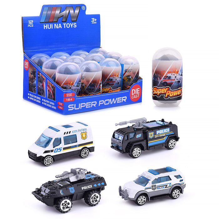 Полицейская техника 778-4 металл., в яйце Полицейская техника 778-4 металл., в яйце