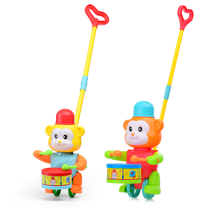 Каталка A0353 "Обезьянка барабанщик" в сетке Каталка A0353 "Обезьянка барабанщик" в сетке