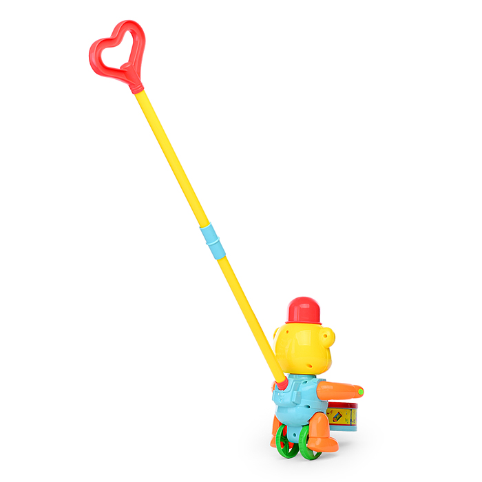 Каталка A0353 "Обезьянка барабанщик" в сетке