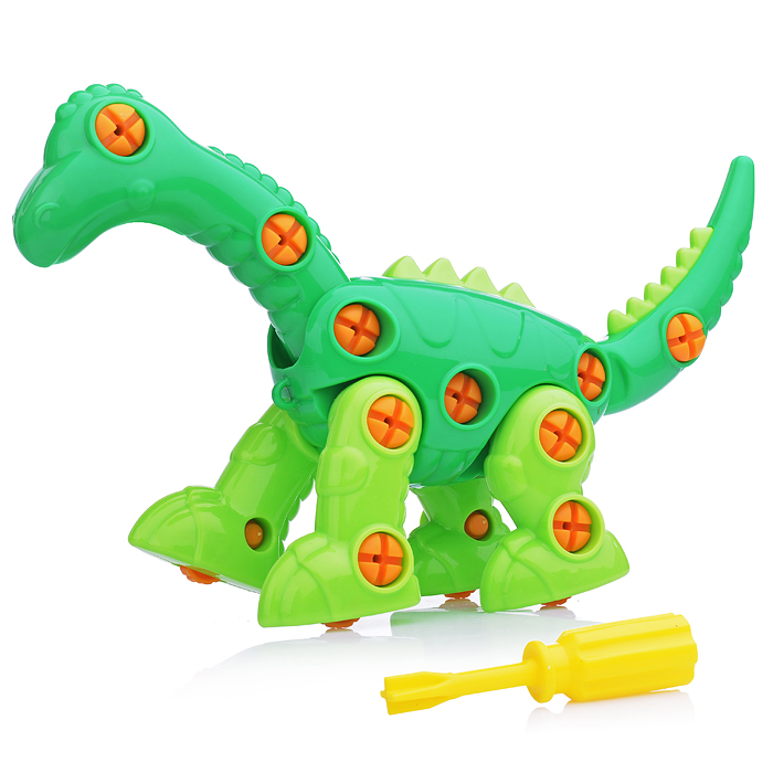 Конструктор-динозавр "Диплодок" (35 элементов) (в пакете) Конструктор-динозавр "Диплодок" (35 элементов) (в пакете)