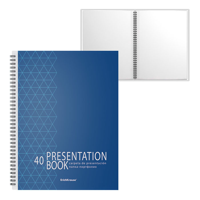 Папка-портфолио пластиковая Ladder of Success, c 40 карманами, A4