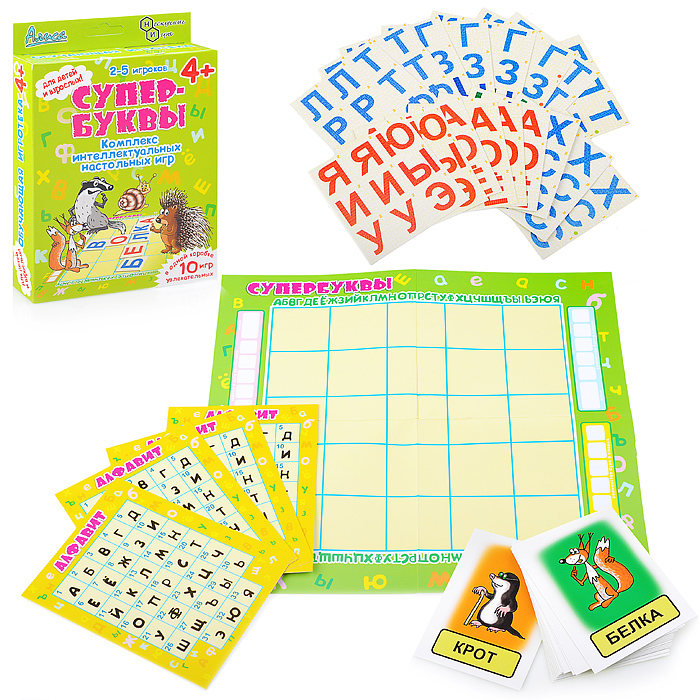 Алиса. Настольная игра "Супер-Буквы"