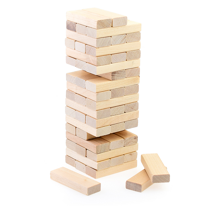 Фото к товару Игра для детей и взрослых "Царь Башня mini" (падающая башня) Игра для детей и взрослых "Царь Башня mini" (падающая башня)