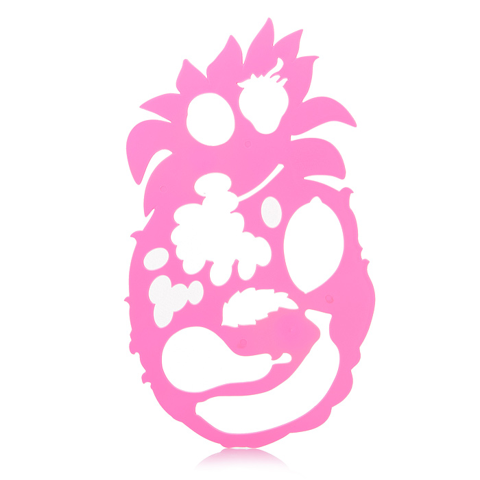 Трафарет фигурный "Ананас с фруктами"