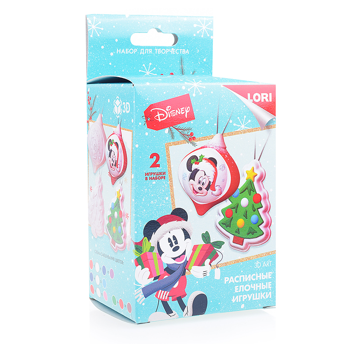 Расписные ёлочные игрушки Disney "Микки" Расписные ёлочные игрушки Disney "Микки"